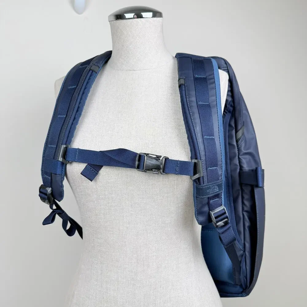 The North Face Backpack Navy Blue Laptop Travel School Commuter Techwear
